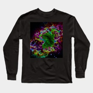 Black Panther Art - Glowing Edges 79 Long Sleeve T-Shirt